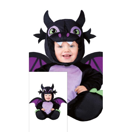 Disfraz Dragon negro para bebe tallas -Tus disfraces baratos