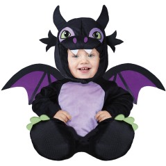 Disfraz Dragon negro para bebe tallas