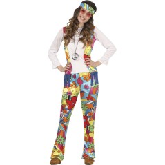 Disfraz hippie años 60 talla 14-16 años