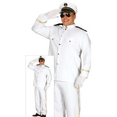 Disfraz capitan de barco crucero yate talla L 52-54 -Tus Disfraces