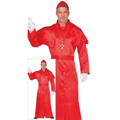 Disfraz cardenal adulto talla L 52-54 -Tus Disfraces Baratos