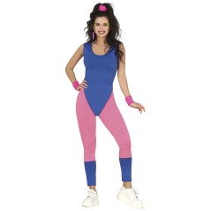 Disfraz Gimnasta años 80 Eva nasarre mujer