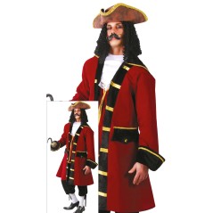 Disfraz garfio capitan pirata adulto talla 52-54-Tus disfraces baratos