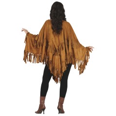 Poncho india para mujer talla M 38-40 -Tus Disfraces Baratos