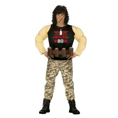 Disfraz Rambo despedidas talla 52-54 L hombre