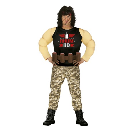 Disfraz Rambo despedidas talla 52-54 L hombre