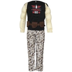 Disfraz Rambo despedidas talla 52-54 L hombre