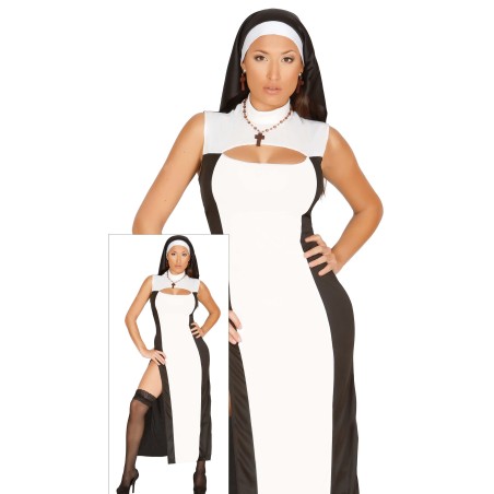 Disfraz monja mujer talla L 42-44 -Tus Disfraces Baratos
