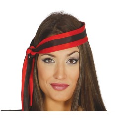 Disfraz pirata roja y negra mujer talla L 42-44 -Tus Disfraces Baratos