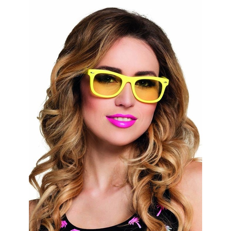 Gafas amarillas neon cristal amarillo  similar pasta