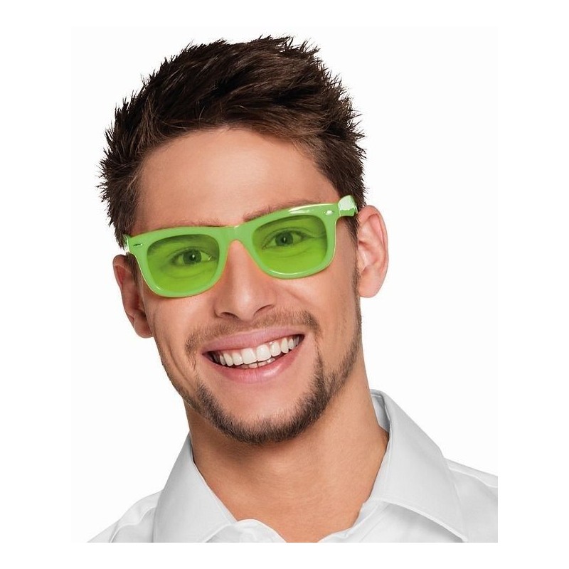 Gafas verdes neon cristal verde  similar pasta