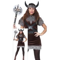 Disfraz Vikinga mujer adulto tallas M L XL-Tus disfraces baratos