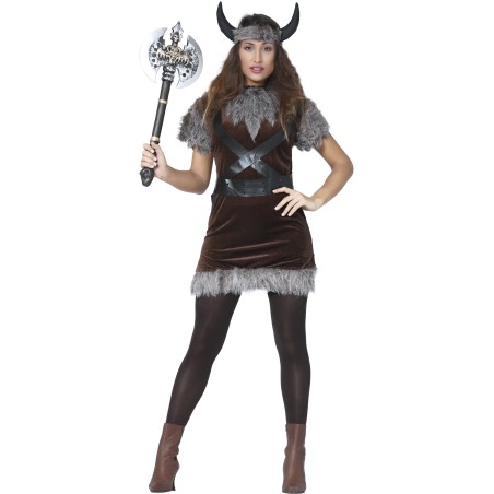 Disfraz Vikinga mujer adulto tallas M L XL