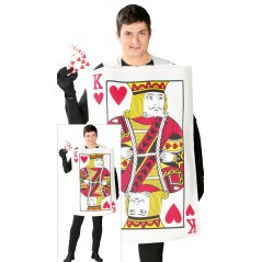 Disfraz carta rey de poker adulto talla L 52-54 -Tus Disfraces Baratos