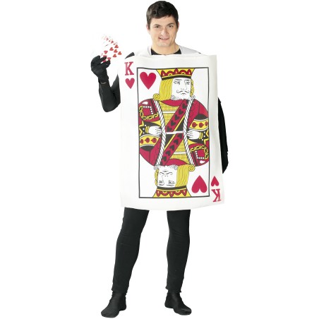 Disfraz carta rey de poker adulto talla L 52-54