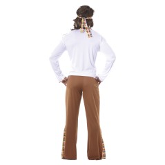Disfraz hippie marron hombre talla M 48-50 o L 52-54-Tus disfraces
