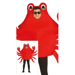 Disfraz cangrejo crustaceo rojo adulto gracioso-Tus disfraces baratos online
