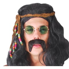 Disfraz hippie marron hombre talla M 48-50 o L 52-54-Tus disfraces