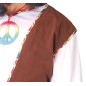 Disfraz hippie marron hombre talla M 48-50 o L 52-54 Disfraz hippie marron hombre talla M 48-50 o L 52-54