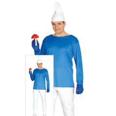 Disfraz enanito azul para hombre talla l-Tus Disfraces Baratos