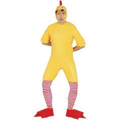 Disfraz pollito amarillo para hombre tallas
