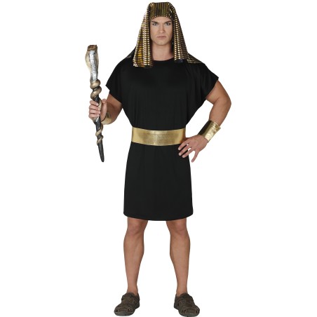 Disfraz egipcio negro faraon hombre talla L 52-54