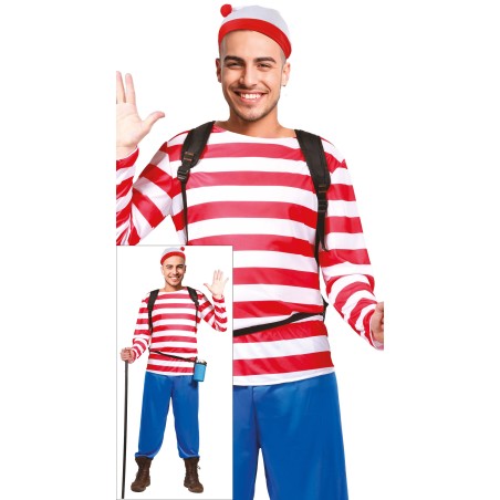 Disfraz de Wally excursionista adulto barato. Tienda disfraces online