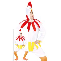 Disfraz gallina blanca para adulto tallas-Tus disfraces baratos online