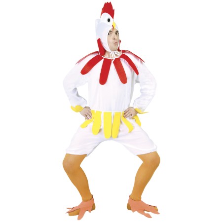 Disfraz gallina blanca para adulto tallas
