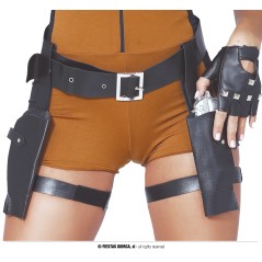 Disfraz de Lara Croft aventurera para mujer barato. Tienda disfraces