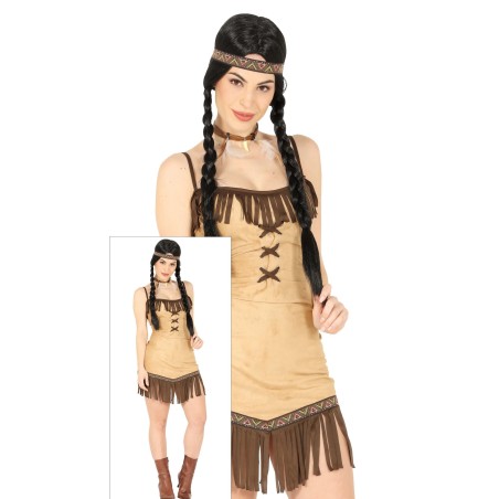 Disfraz de india para mujer talla L 42-44-Tus disfraces baratos