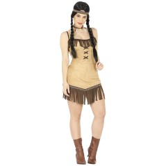 Disfraz de india para mujer talla L 42-44