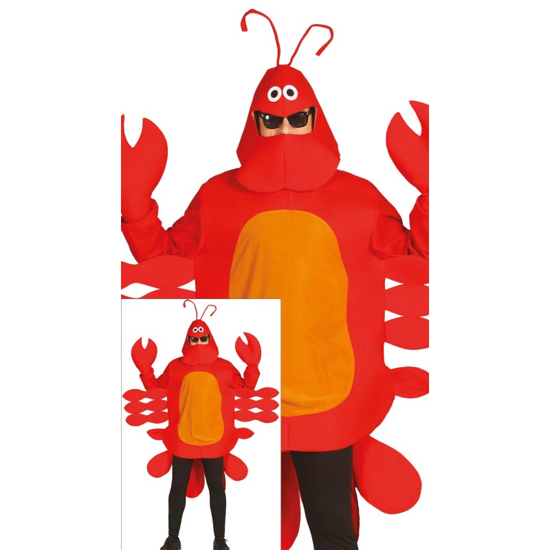 Disfraz langosta parrales mariscos al mejor preci Disfraz langosta parrales mariscos al mejor preci