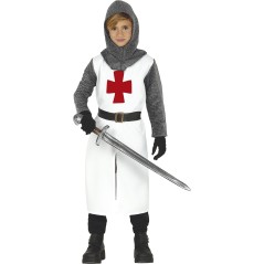Disfraz templario medieval infantil talla 7-9 años