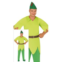 Disfraz de arquero verde similar peter pan para adulto barato