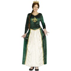 Disfraz reina medieval fiona mujer tallas