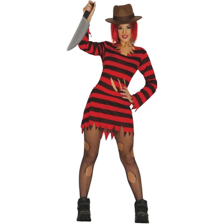 Disfraz Freddy Krueger para mujer talla M