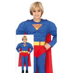 Disfraz super man musculoso infantil tallas. Tus disfraces baratos