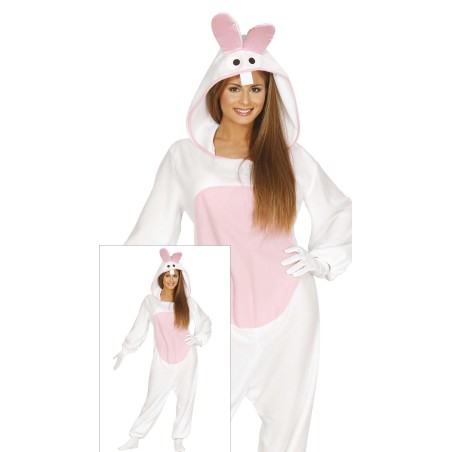 Disfraz conejito blanco talla L mujer pijama-Tus disfraces baratos online