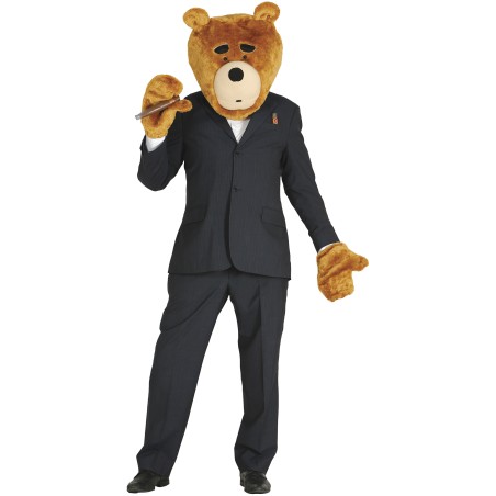Disfraz oso incluye manos y capucha ted winnie poo
