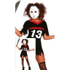 Disfraz Jason jugadora Hockey para mujer-Tus disfraces baratos