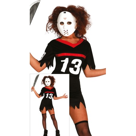 Disfraz Jason jugadora Hockey para mujer-Tus disfraces baratos