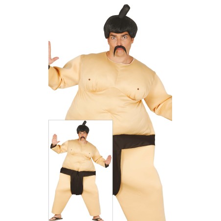 Disfraz luchador de sumo gordo talla L 52-54 adulto -Tus Disfraces