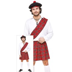 Disfraz escoces talla L 52-4 adulto traje escocia -Tus Disfraces