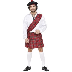 Disfraz escoces talla L 52-4 adulto traje escocia