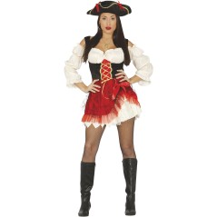 Disfraz pirata charlote corsaria varias tallas