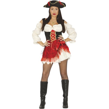 Disfraz pirata charlote corsaria varias tallas