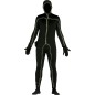 Disfraz con luz negro con luces para hombre t. m-