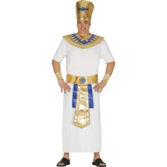 Disfraz faraon blanco ramses talla L 52-54