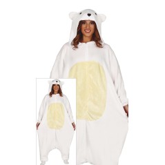 Disfraz oso polar talla L mujer pijama-Tus disfraces baratos online